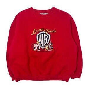 Vintage Looney Tunes Embroidered Sweatshirt XL